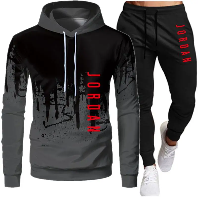 

Men's and Women's Clothing 2020 Winter Hoodie Men's Suit Pullover + Jogging Pants Running Wear Women's Pullover Jordan 23