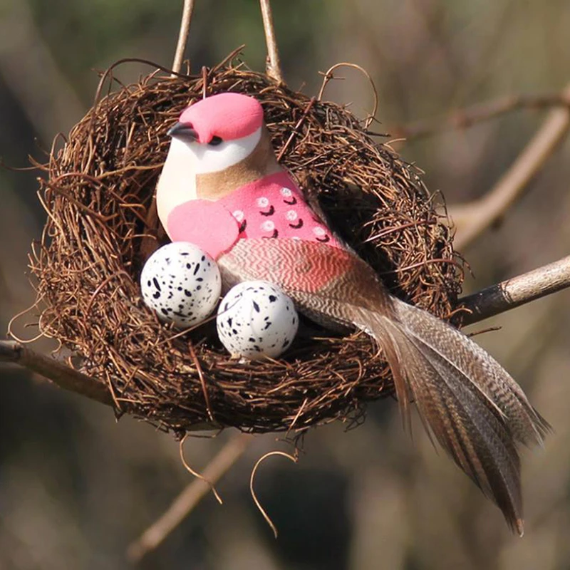 1 комплект реквизит для сада ручной работы окно дисплей большой круглый Птичье