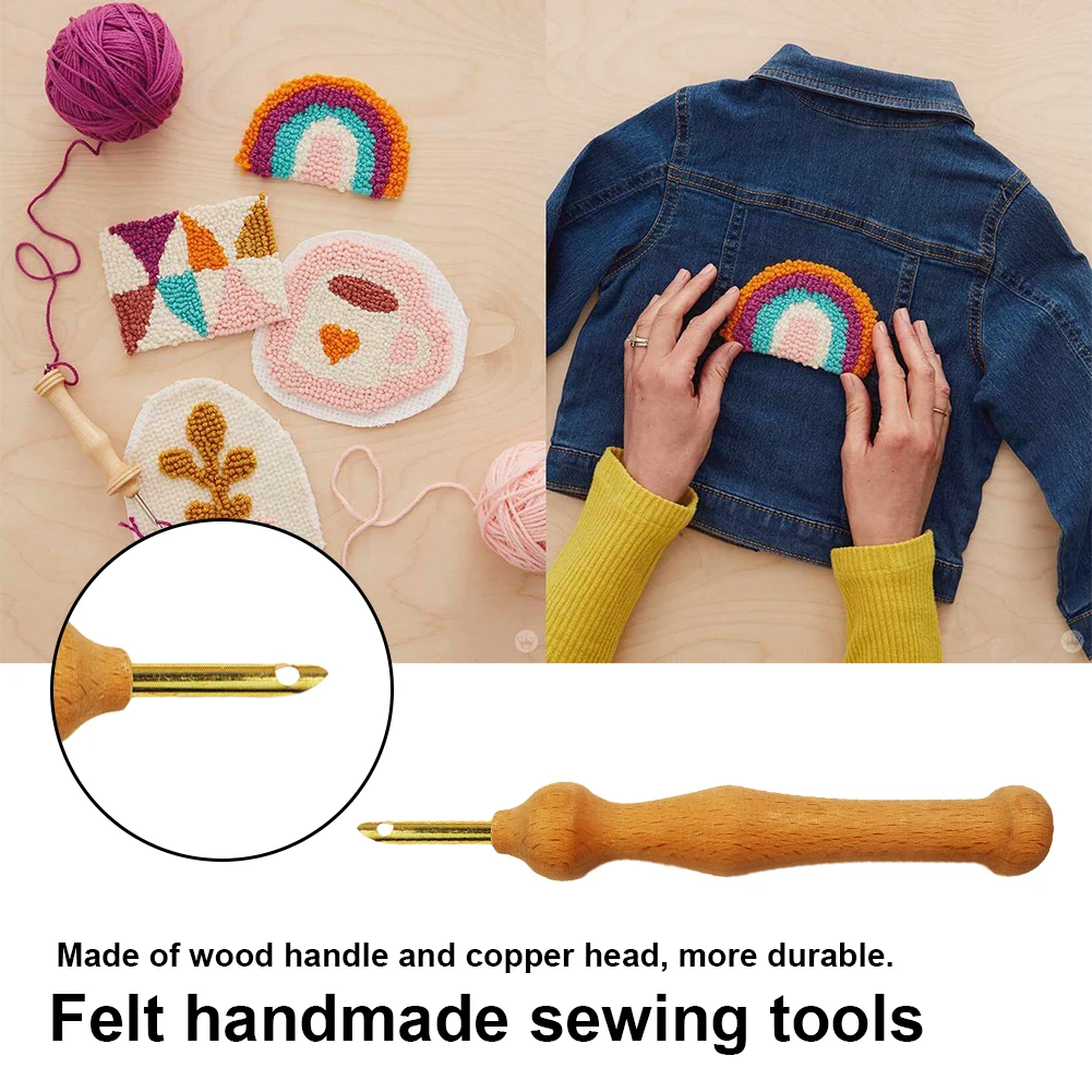 Ручка-игла ручная для вышивки шерсти и фетра | Дом сад