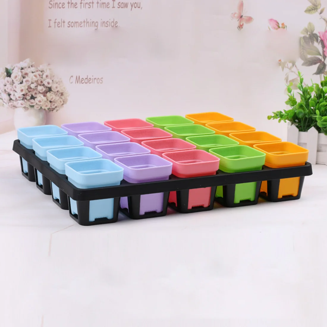 Экстра прочность рассада стартер лотки пластиковые Семена комплект вставить