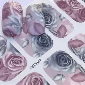 1 лист, переводные наклейки для ногтей с изображением звездного неба, наклейки для дизайна ногтей