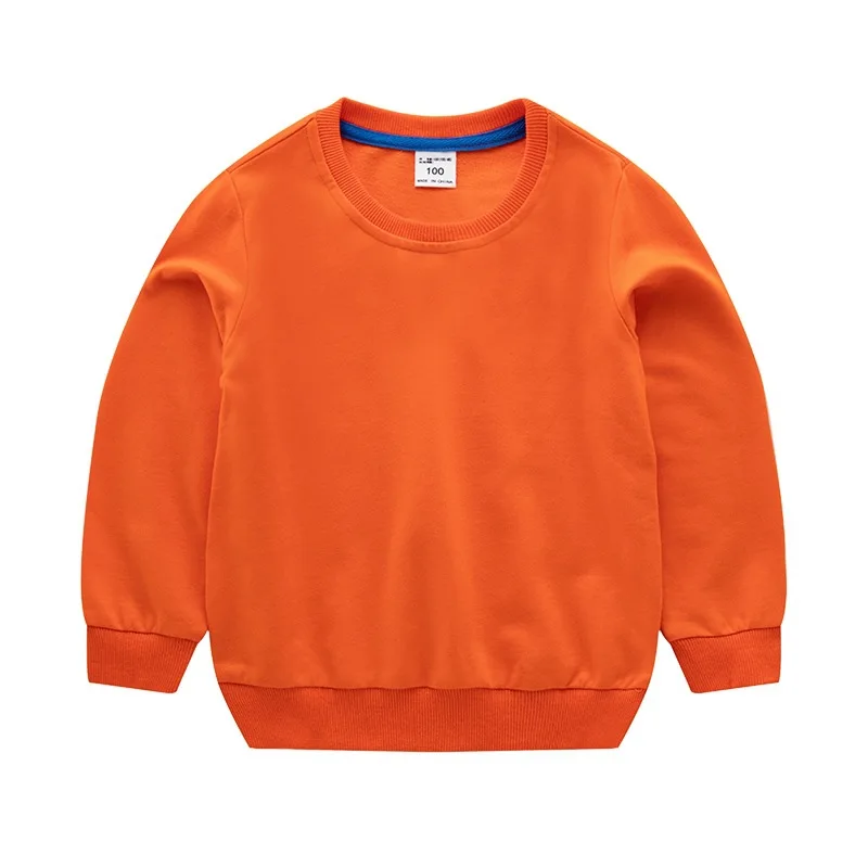 New 2-12 T Children's T-shirts Boy Girls Candy Color Clothes Baby Cotton Spring / Fall Long Sleeved T-shirt Tops Hot Kids Tshirt