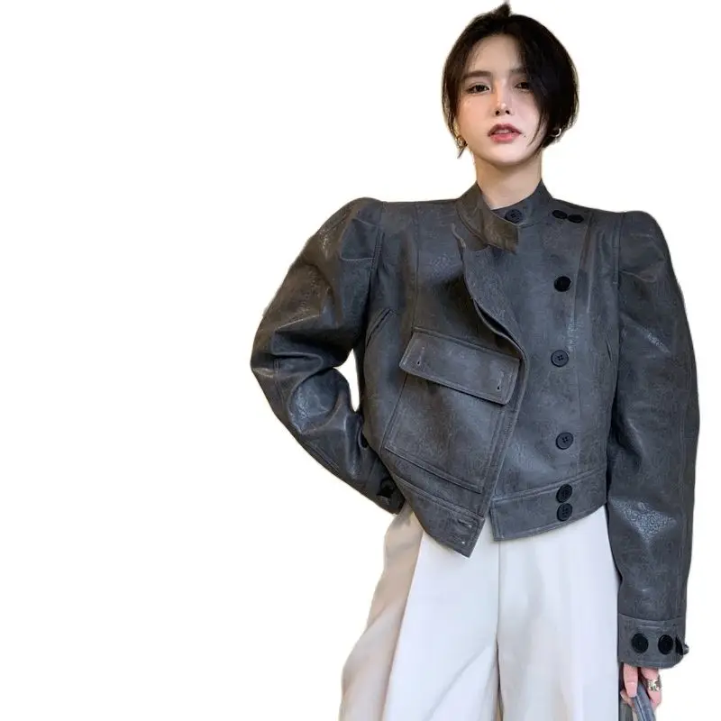 

Women's Autumn Coat Women's Leather Jacket Women's Jacket Women's Coat Women's Motorcycle Leather Jacket Coat Women Moto Jacket