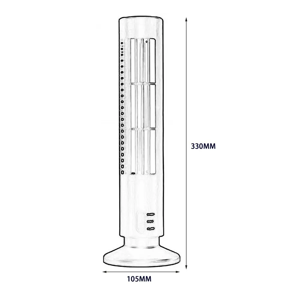 

Portable Mini Fan Vintage Tower-Shape Humidification Table Air Cooler fan for Office Home Air Conditioning Low Noise