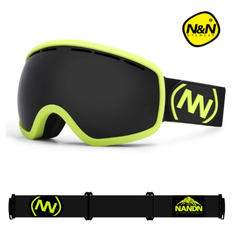 1 * набор для мужчин и wo мужские лыжные очки двухслойные УФ Анти туман большие