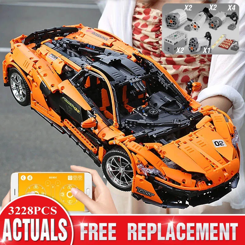 Пресс форма для King 13090 технические McLaren P1 гиперкар Veneno Roadster строительные блоки MOC