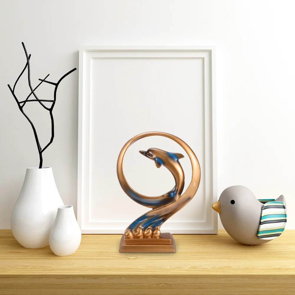 

Creative Dolphin Decor Dolphin Tabletop Decor Desktop Dolphin Ornament