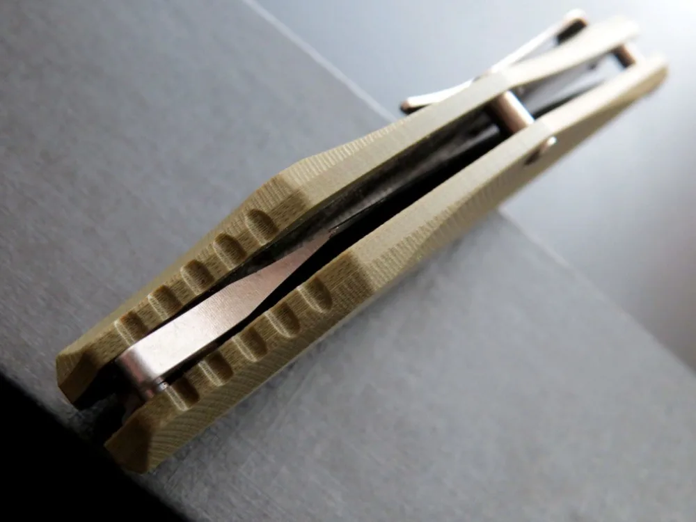 Складной нож EF226 лезвие D2 Ручка G10 шарикоподшипниковые кемпинговые ножи военный