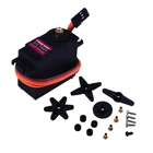 Цифровой сервопривод MG995 MG996R, пластиковый мотор-редуктор для радиоуправляемой машинки Futaba JR, вертолета, лодки, игрушек сделай сам