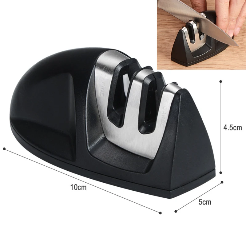 1 шт. Ножи точилка многофункциональный 2 этапа точильный камень точитель в Кухня