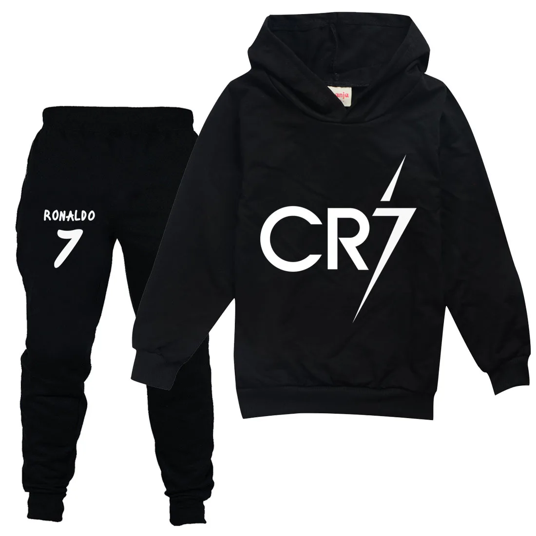 CR7 Cosplay Boys Girls Clothing Sets Spring Autumn Kids Outfits Hoodie Shirt+Pants 2Pcs Tracksuit Children Clothes Jogging Suit |