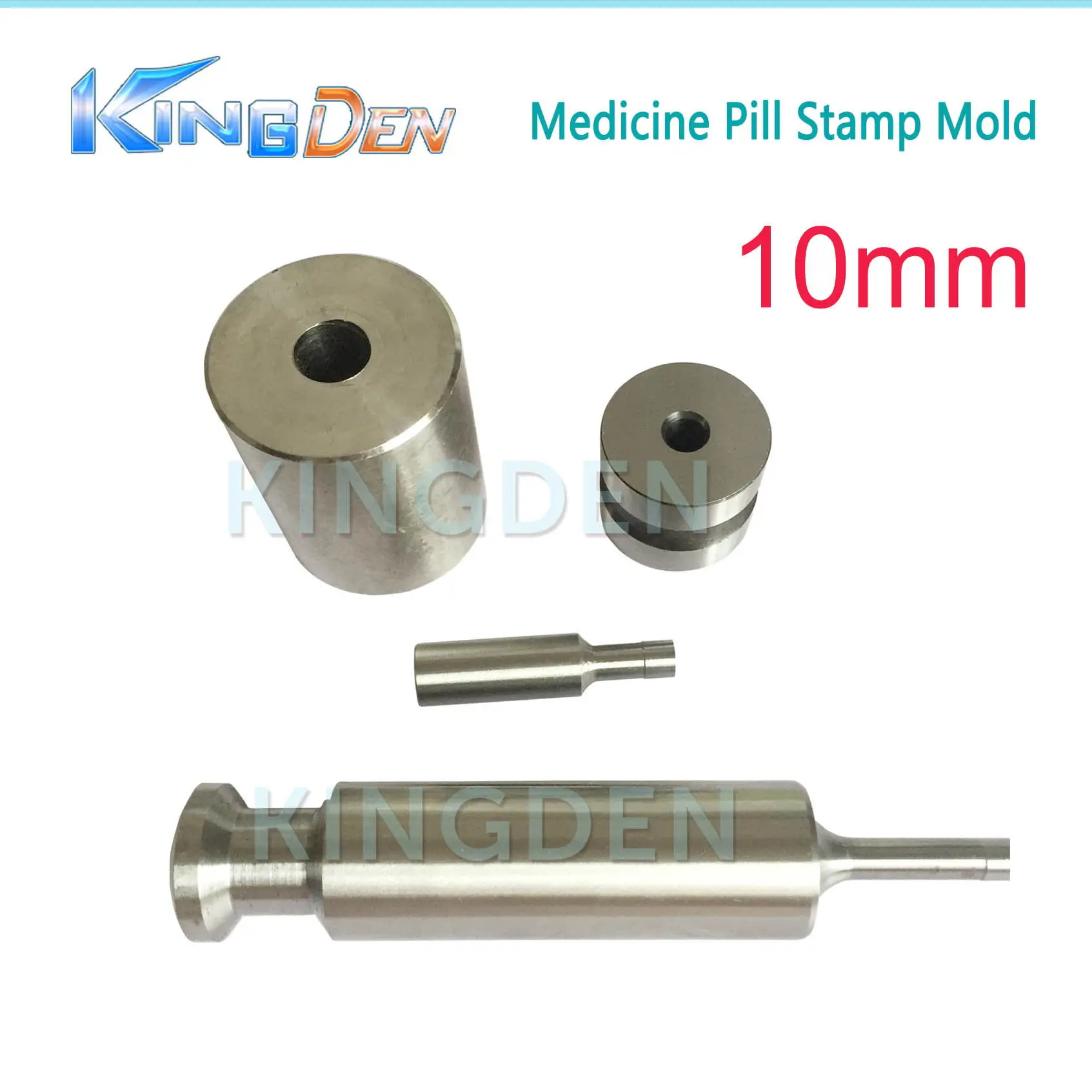 10mm Mold KINGDEN небольшой ручной домашний молоток стучать таблетка пресс-машина Плесень ручной работы, чтобы сделать западные таблетки - Цвет: 10mm Mold