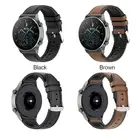 Ремешок унисекс для наручных часов, подходит для Huawei Watch GT2 Pro, из воловьей кожи и силикона, деловой кожаный браслет, 22 мм 20 мм