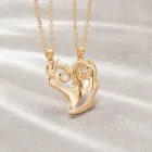 Ожерелье с подвеской в виде сердца для мужчин и женщин