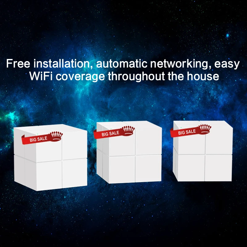 Tenda Nova MW6 Домашняя одежда из сетчатой ткани Wi Fi Беспроводной маршрутизатор