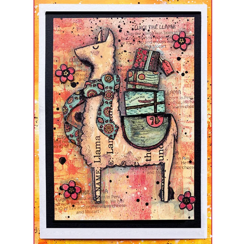 Набор прозрачных штампов в виде ламы восхитительные прозрачные штампы для