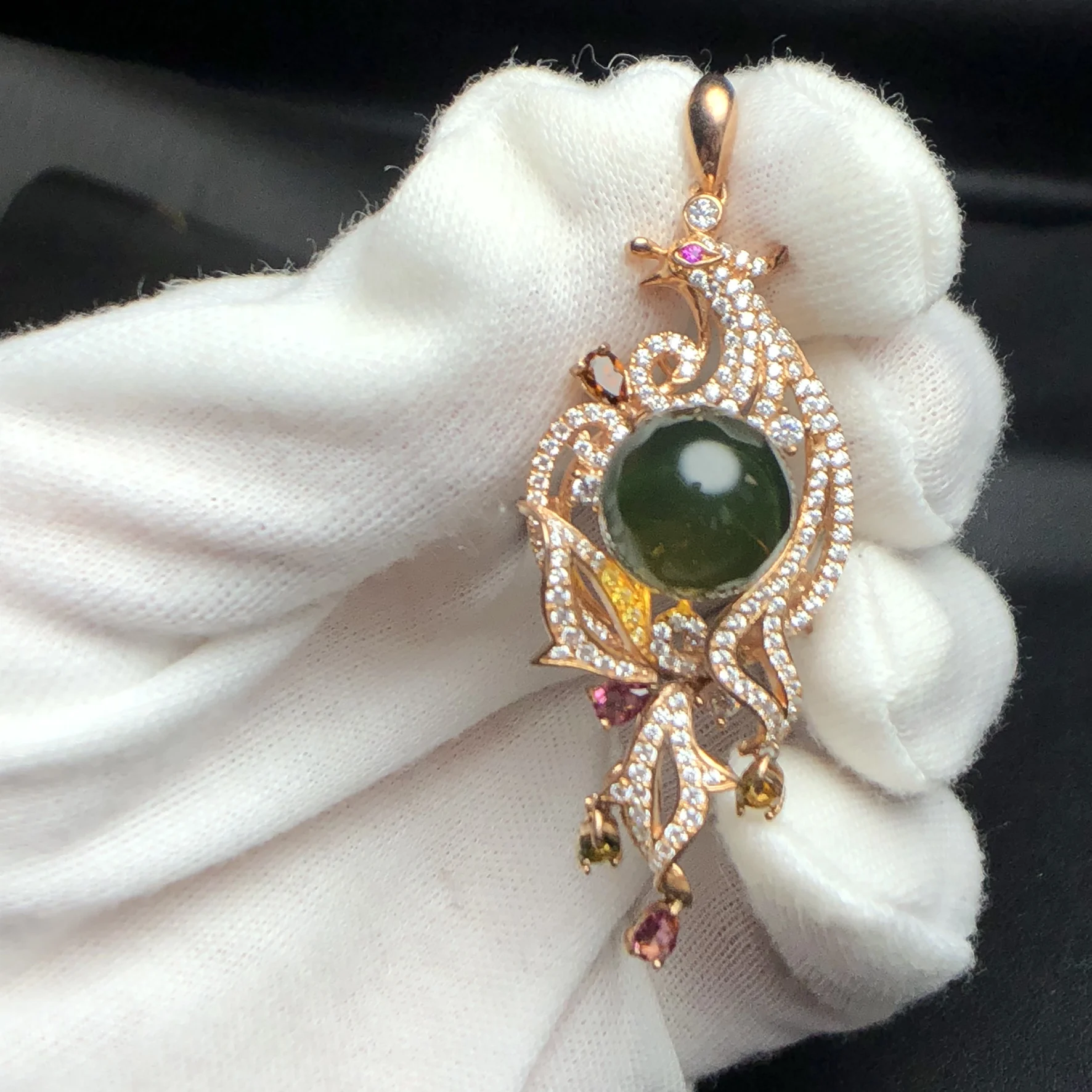 Женское Ожерелье с кулоном из серебра 925 пробы 100% натуральный Синий Янтарный