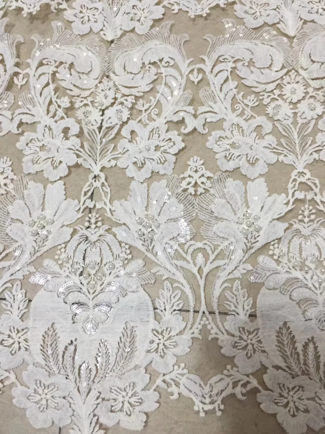 Лидер продаж кружевная ткань с блестками и бисером розовая/серая/белая/красная