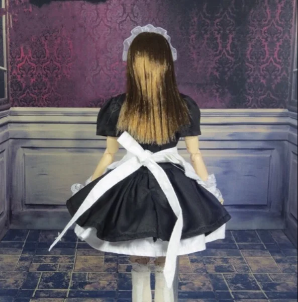 Dollsfigure CC125 CC126 Готический 1/6 сексуальный набор одежды Maidservant-ограниченная серия
