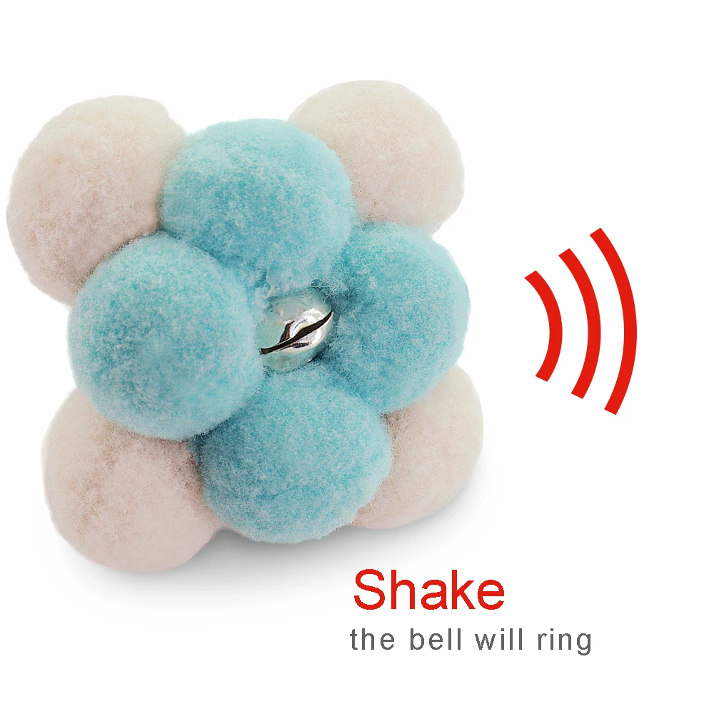 Кошка игрушка кошка мяч кошачий перо колокольчик для домашних животных 8 см/3