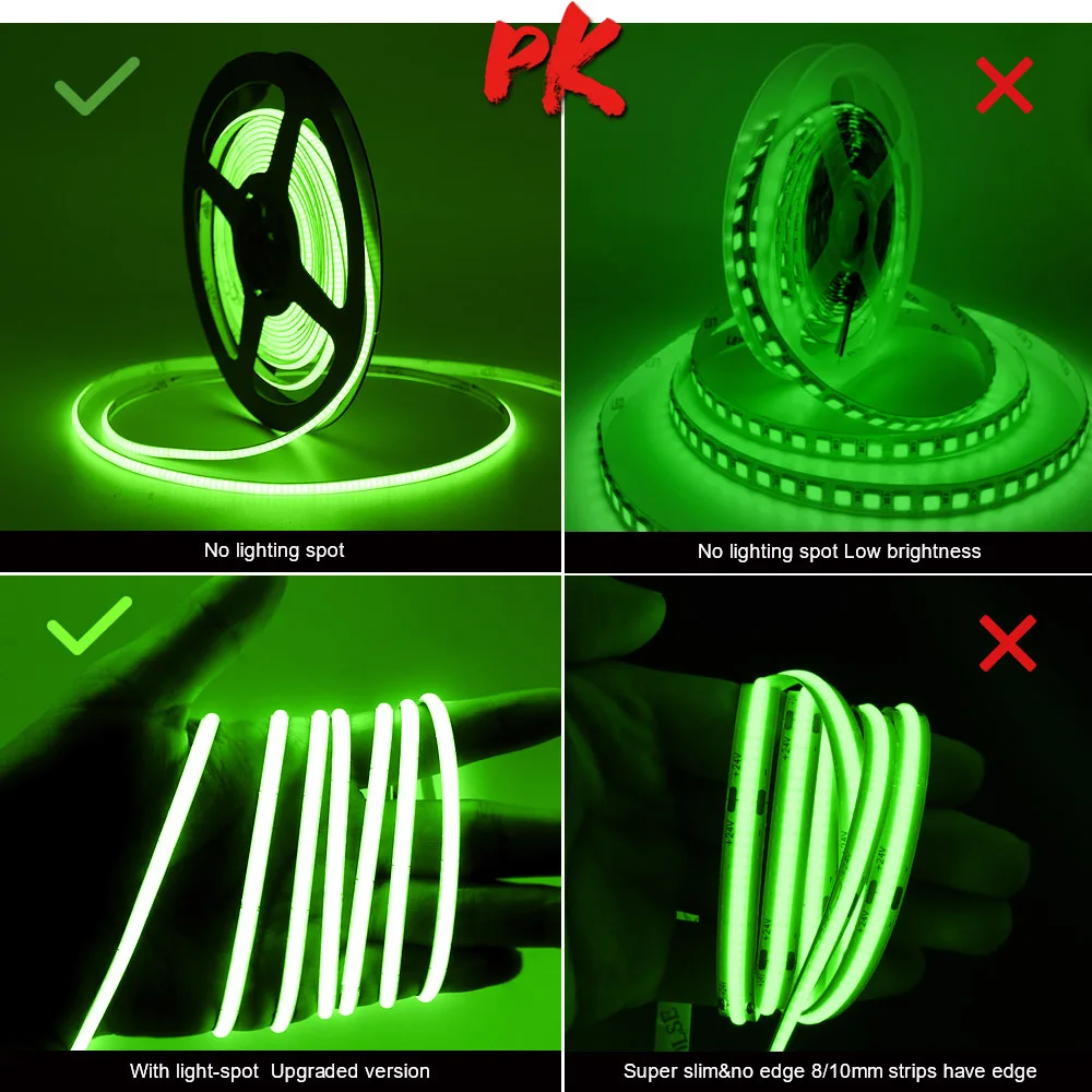 Супертонкая Светодиодная лента 4 мм 480 светодиосветодиодный s/M гибкая высокая