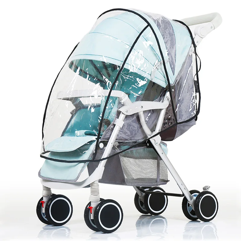 

Baby Stroller Rain Cover Umbrella Stroller Raincover Wheelchair RainCoat Toddler Cart Carriage Accessories Buggy Weather Shield
