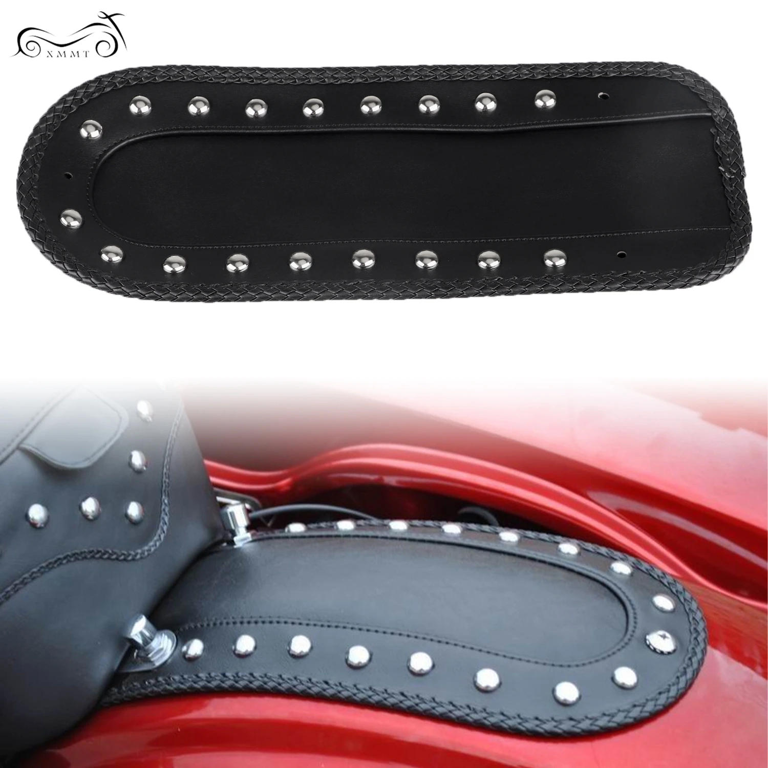 Стробочный черный нагрудник для заднего кресла типа соло подходит Harley Heritage Softail