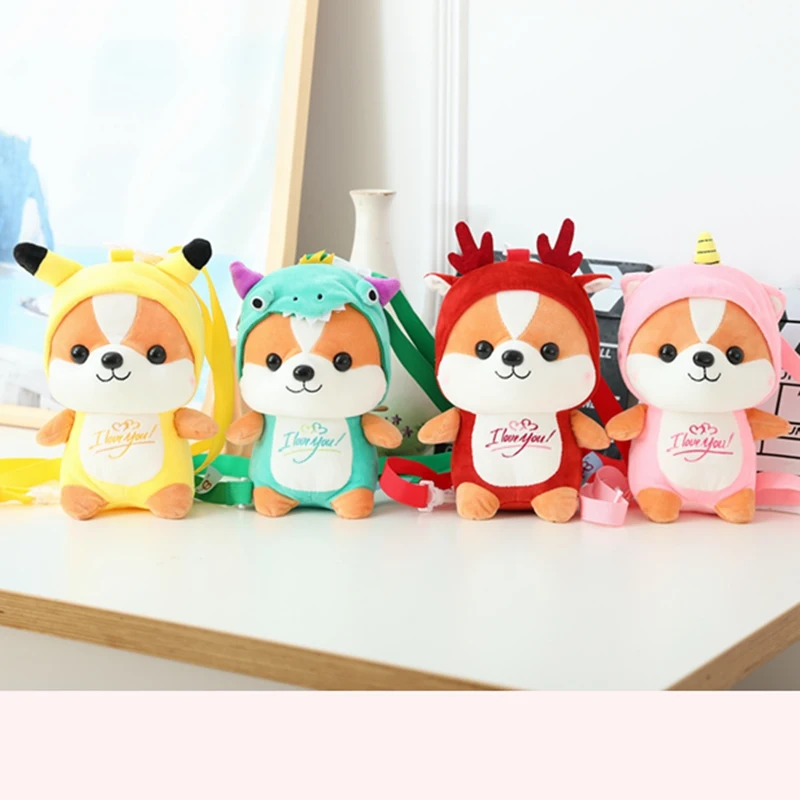 Новинка 1 шт. 20 см милый маленький плюшевый рюкзак в виде хомяка белки каваи