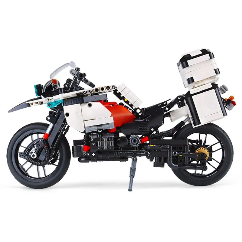 Technic MOC R 1200 GS Patrol мотоцикл строительные блоки наборы кирпичи классическая модель