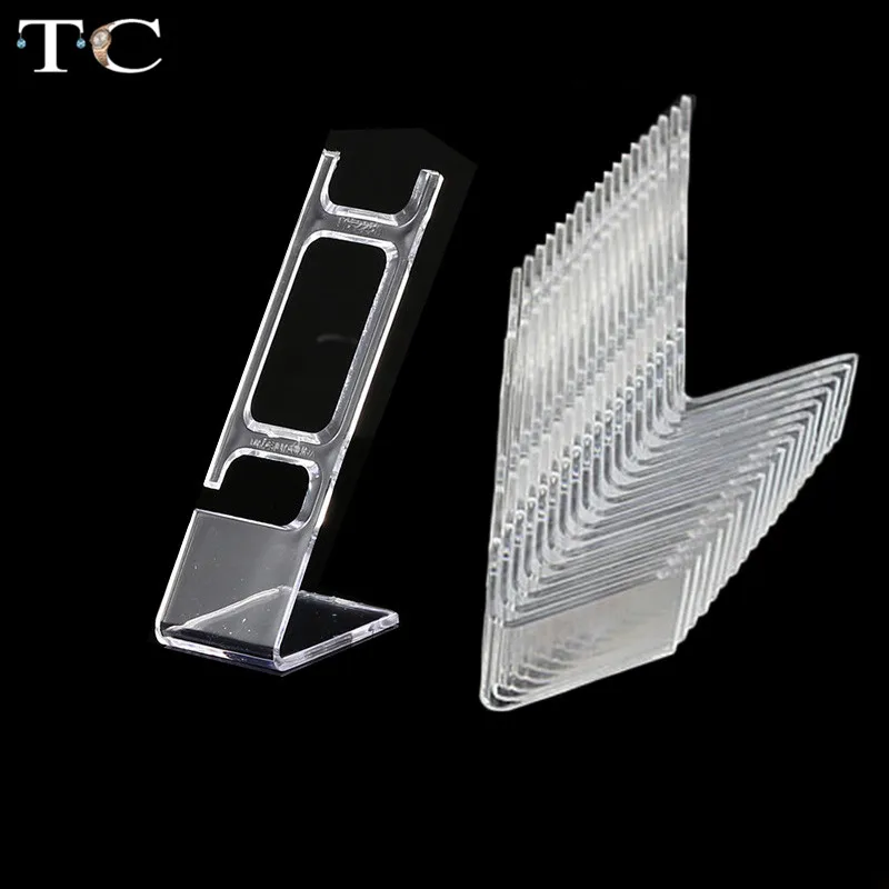 Прозрачная L образная акриловая рамка для часов подставка кронштейн полка