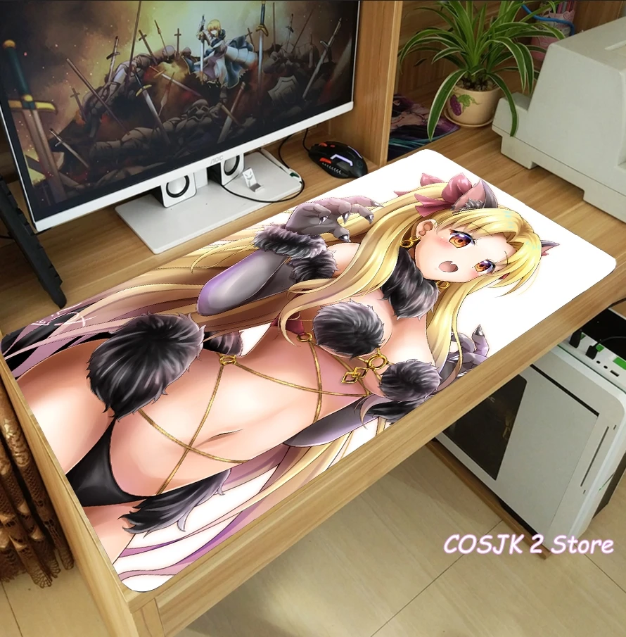anime fategrand order ereshkigal mouse pad thicken laptop gaming mice mat table keyboard mat anti slip playmat decor xmas gift free global shipping