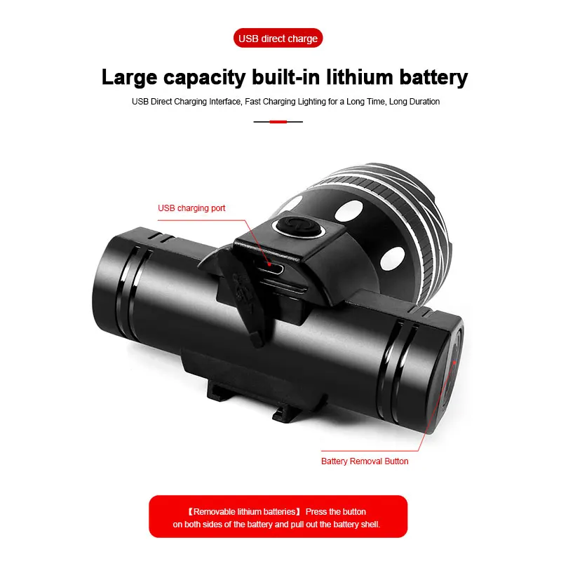 Велосипесветильник светильник комплект светодиодная Водонепроницаемая