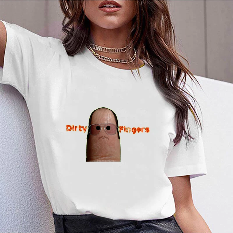 735110 _ футболка Повседневная с круглым вырезом и короткими рукавами женская