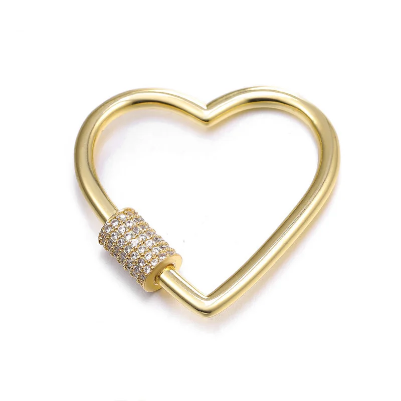 Романтическая подвеска в форме любви аксессуары DIY браслет ожерелье кубический