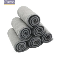 elinfant 10pcs quality baby nappies bamboo charcoal liner nappy diaper insert 22layers bamboo charcoal for baby cloth diaper