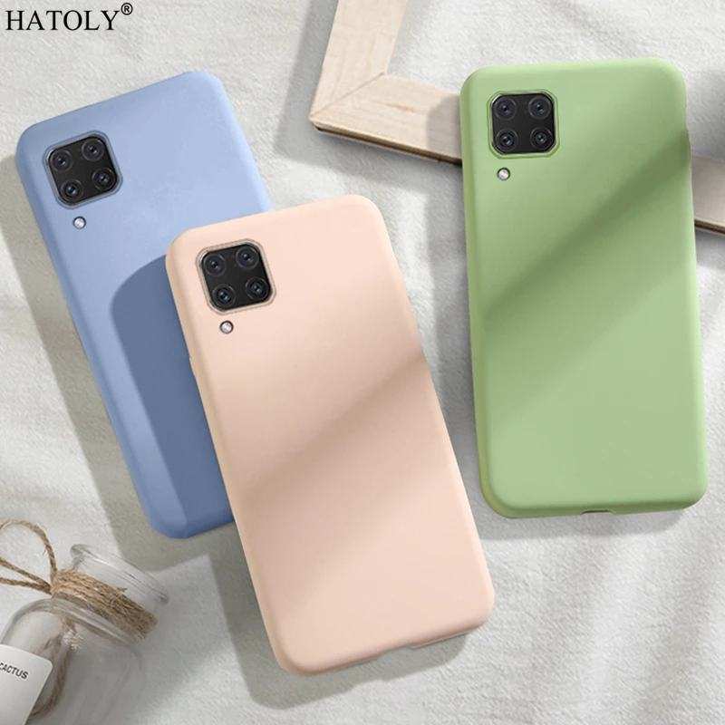 Для huawei Nova 6 SE чехол Мягкий Роскошный жидкий силиконовый гладкий Чехол бампер для