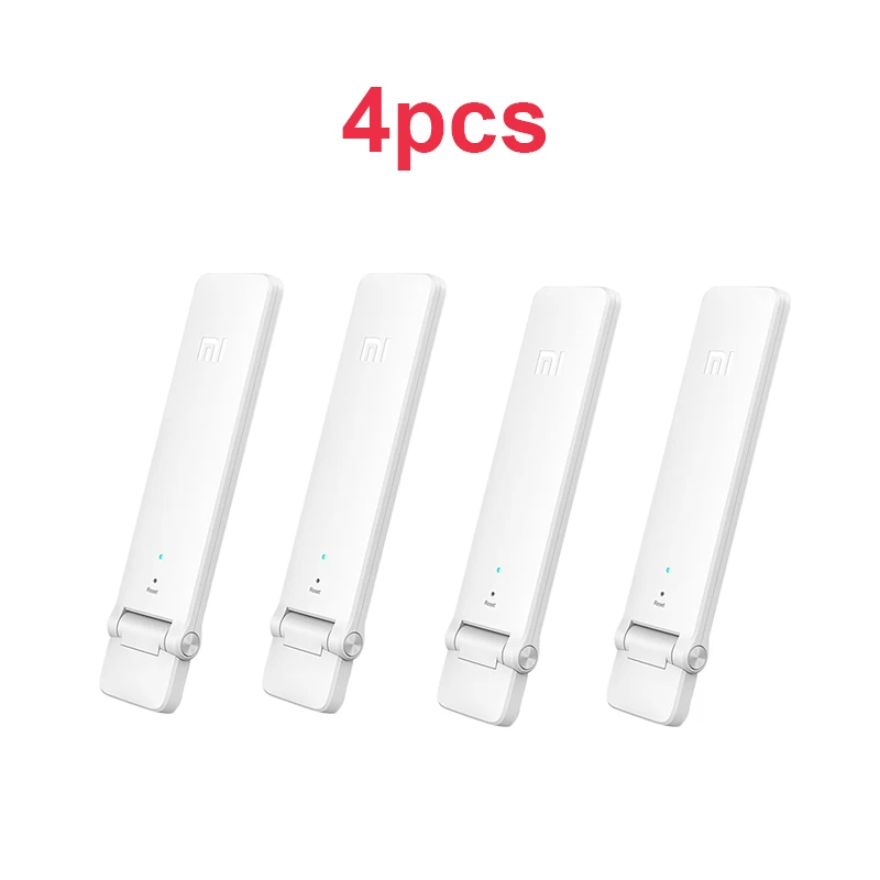4 pcs Mi Xiao mi wifi повторитель 2 беспроводной усилитель расширитель 2 Универсальный Repitidor Wi-Fi удлинитель 300 Мбит/с сетевой маршрутизатор удлинитель - Цвет: 4 pcs