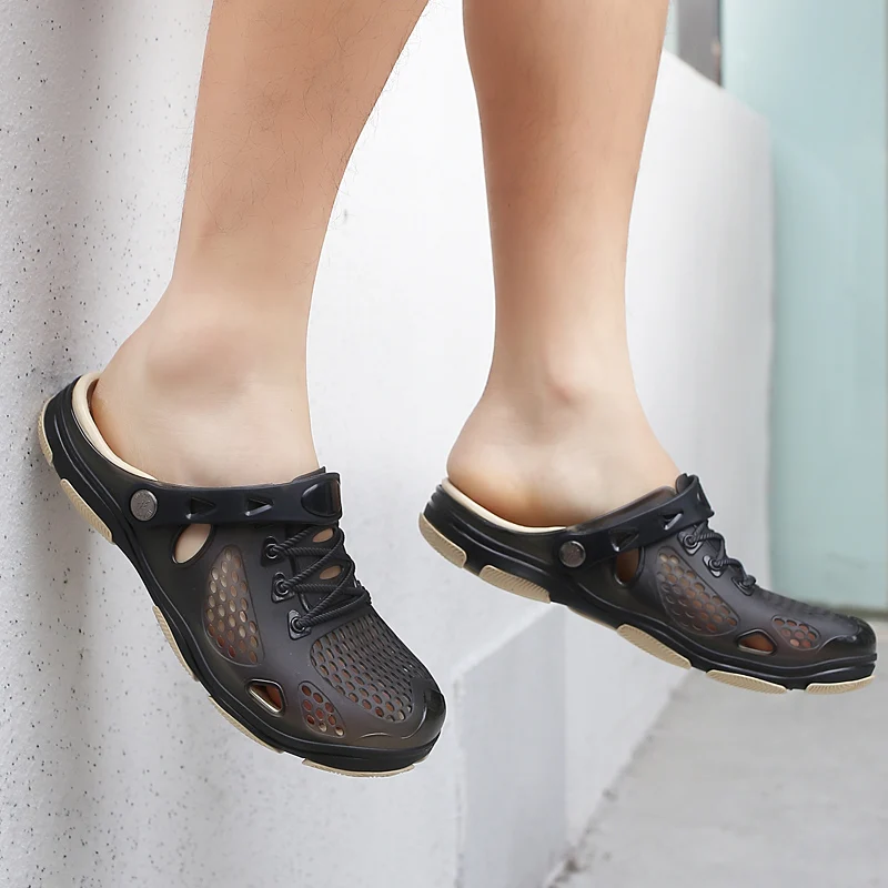 

Men Sandals Non-slip Summer Flip Flops High Quality Outdoor Beach Slippers Casual Shoes Cheap Men's shoes Water Shoes