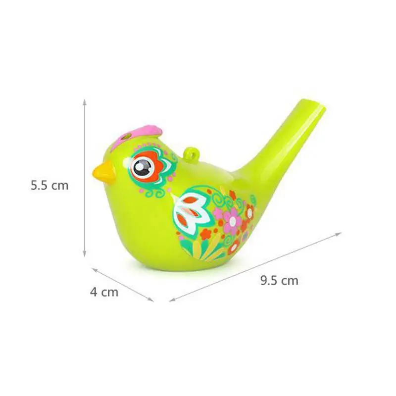 Цветной рисунок свисток для воды и птиц Bathtime музыкальная игрушка детей раннего
