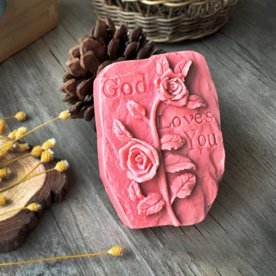 

Силиконовая форма для изготовления мыла ручной работы PRZY Rose, формы для шоколадных свечей, форма для сладостей для выпечки, глина, полимерные...