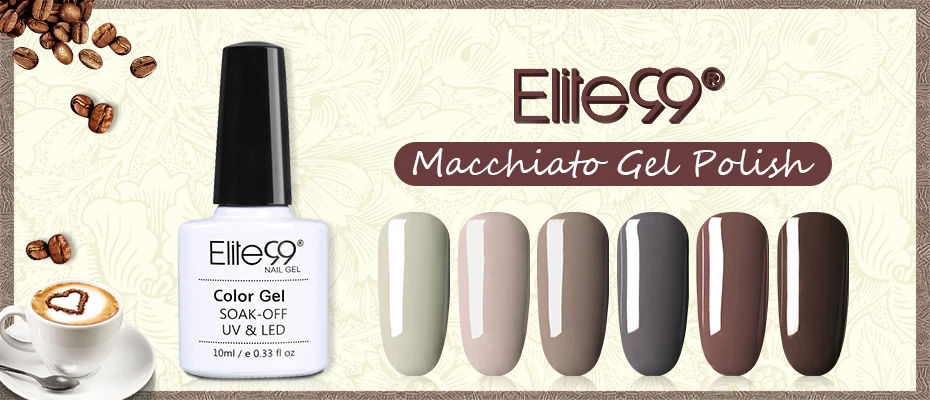 Elite99 Гель-лак для ногтей Гибридный Vernis все для маникюра гель лак верхнее Базовое покрытие праймер для ногтей лак УФ светодиодный Гель-лак для ногтей