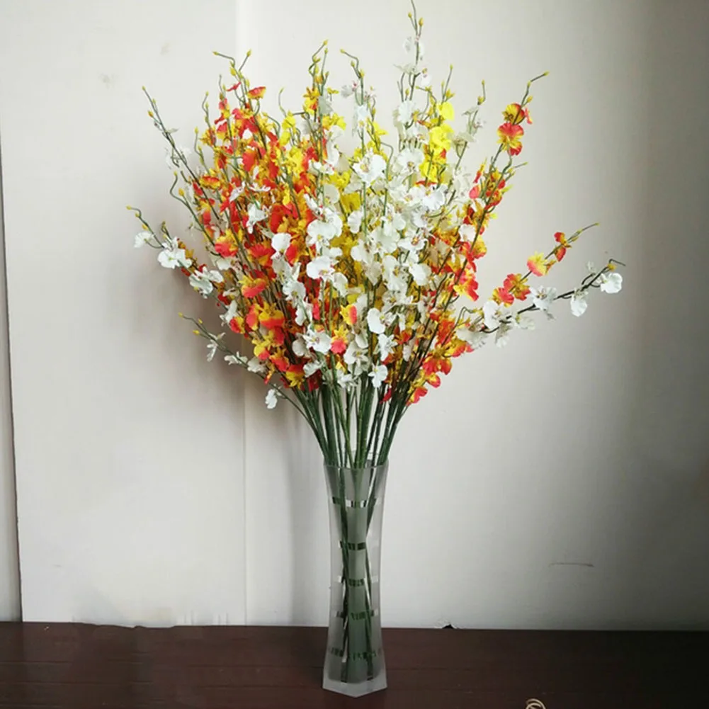 

Artificial Flowers Butterfly Orchid Simulation Latex Real Touch Orchid Artificial Plant Wedding Home Party Decor Fake Flowers