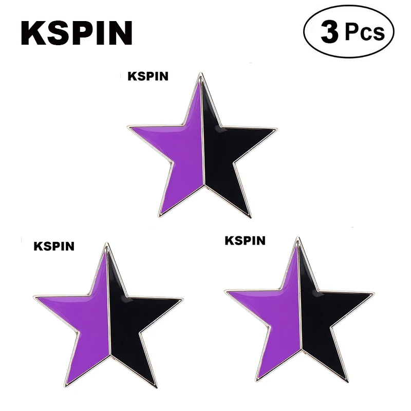 Красно-черная звезда лацкан Броши Булавки значок брошь значки - купить по