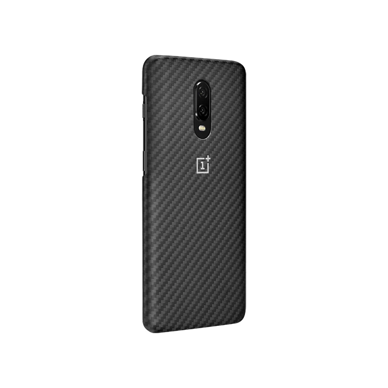 OnePlus 6T защитный чехол Karbon песчаник идеальное соответствие надежная защита заниженный профиль поднятый край - Цвет: Karbon