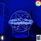 3d-лампа аниме Аватар Последний Воздушный поплавок лампа Aang для домашнего декора подарок на день рождения светодиодный ночник Аватар декоративный светильник для спальни Aang