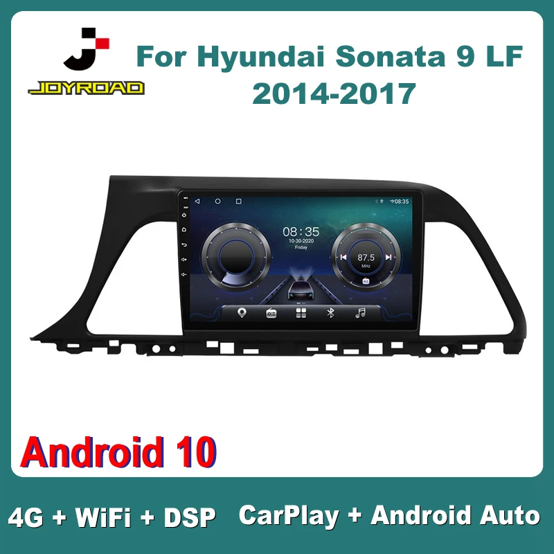 

9" Hyundai Sonata 9 LF 2014-2017 Android 10 Carplay Auto 4G Sim WiFi DSP RDS Car Radio Stereo Multimedia Video Player GPS 2Din