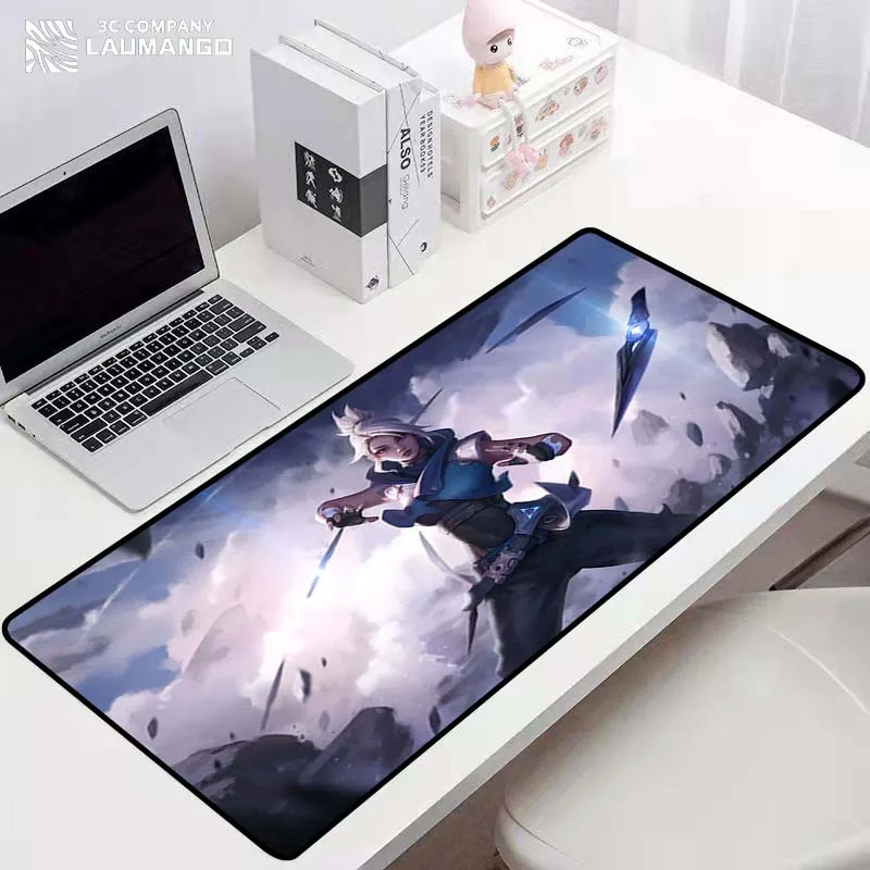 

Valorant Large Gamer Computer Desk Carpet Laptop Mat Custom Mouse Pad Mouse Computer Gamer Girl Gaming Mousepad Speed For Office