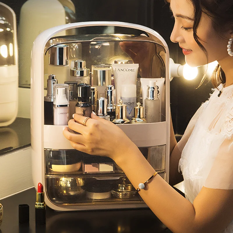 Косметичка косметичка органайзер для путешествий прозрачная коробка макияжа