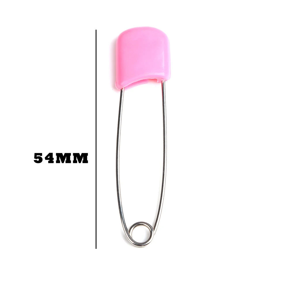 50 pcs Fashion Pins Jewelry Accessories Random Colors Safety Locking Baby Cloth Nappy Diaper Craft High Quality | Дом и сад