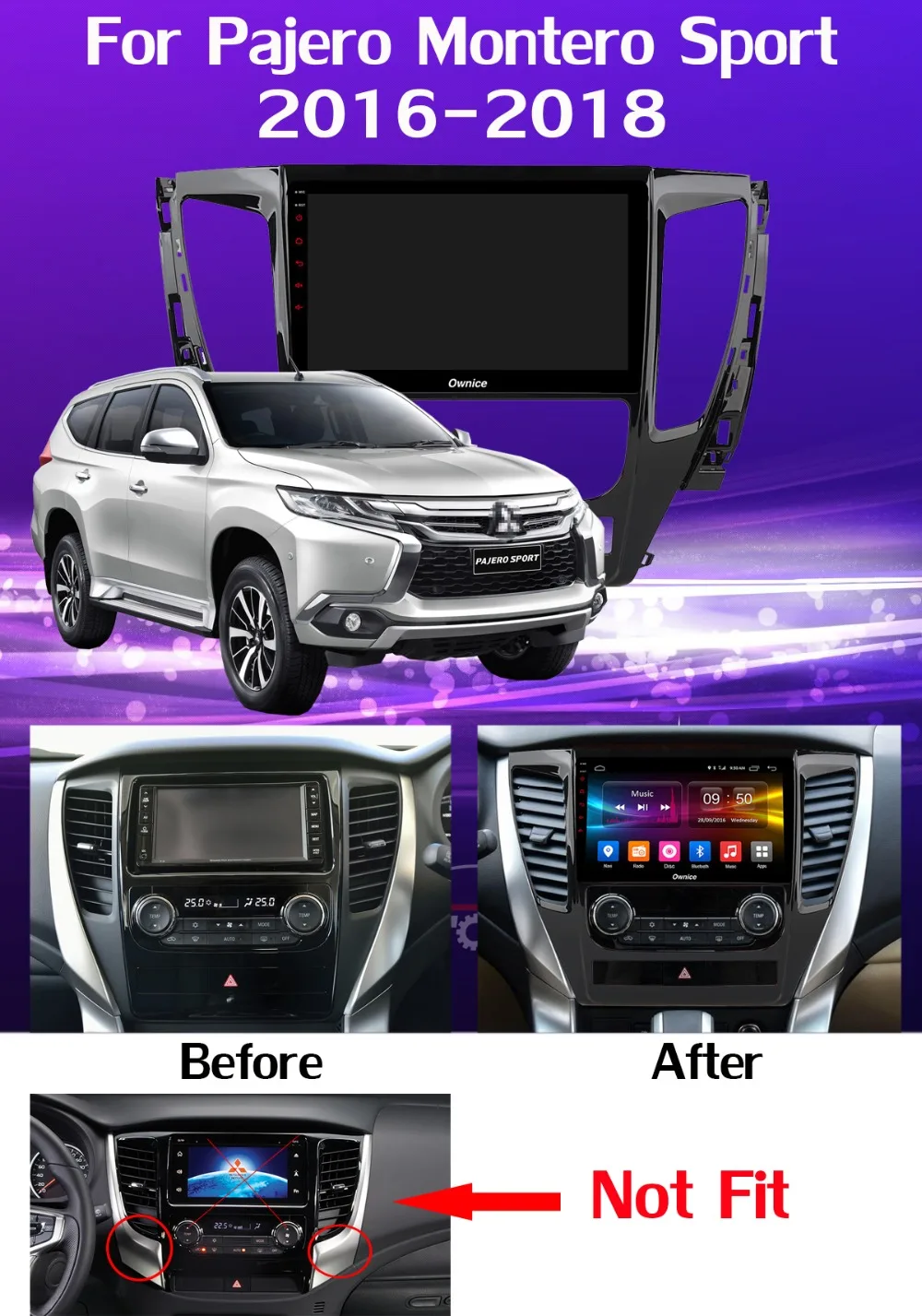 360 ° панорамный Камера Android 9,0 8Core 4G+ 64G DSP CarPlay плеер для Mitsubishi Pajero Montero Sport gps